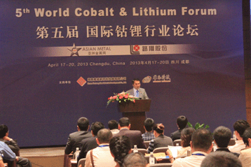 World Cobalt & Lithium Forum 2013